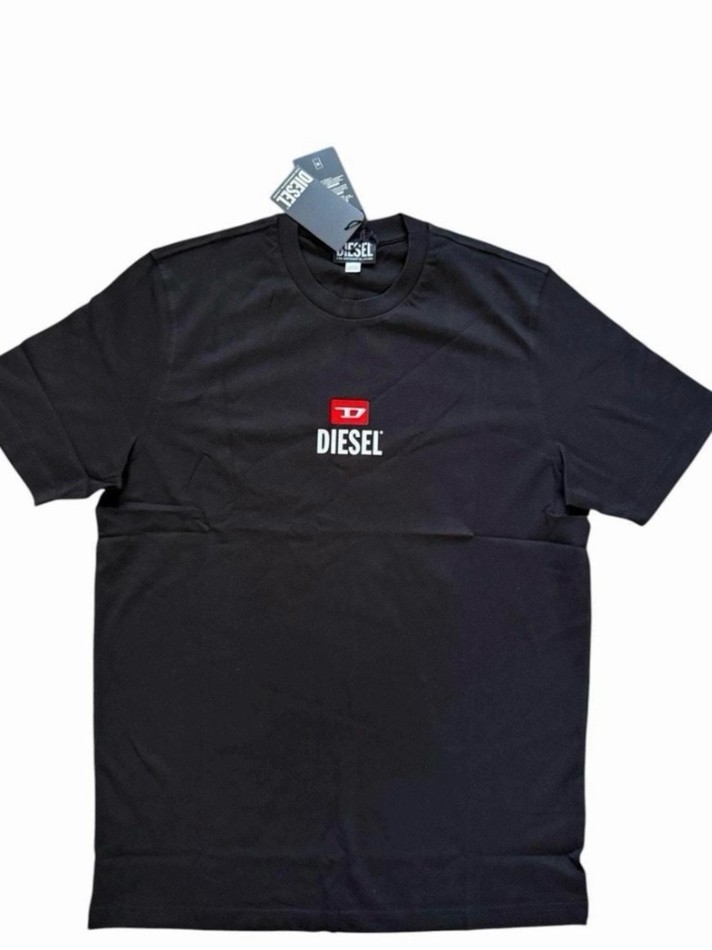 Diesel Black T-Shirt with Red Logo